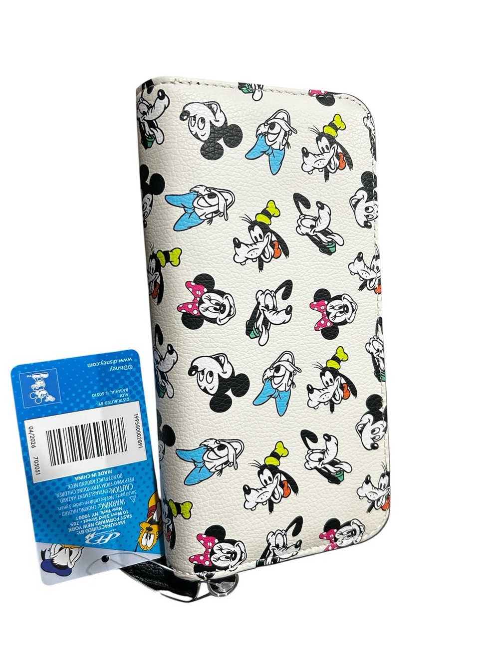 Disney White Wrist Wallet with Mickey & Friends Print - Picture 2 of 3